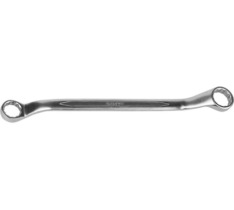 Накидной изогнутый гаечный ключ 14х17мм Зубр ПРОФИ 27132-14-17