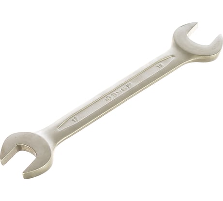 Рожковый гаечный ключ 17х19мм Зубр ПРОФИ 27027-17-19