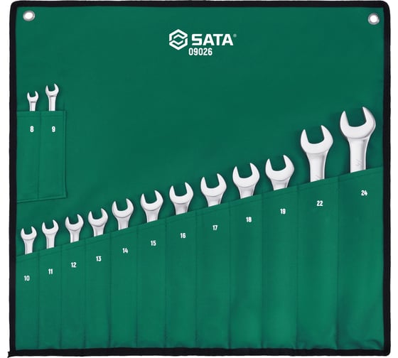 Набор комбинированных ключей 14шт Sata S09026