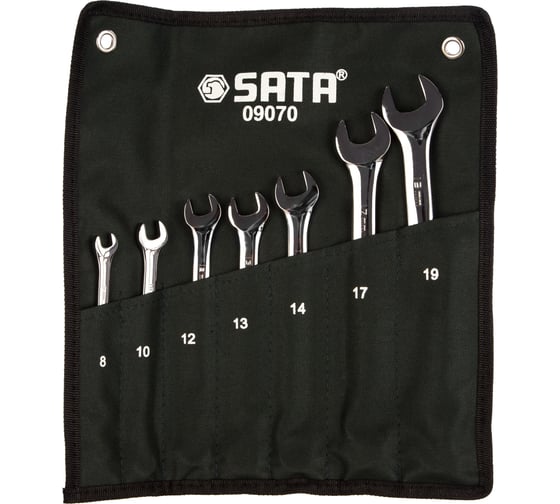 Набор комбинированных ключей 7шт Sata 09070