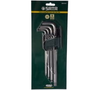 Набор удлинённых шестигранных ключей 9шт Sata 09101A