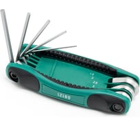 Складной набор шестигранных ключей 8шт Sata 09121