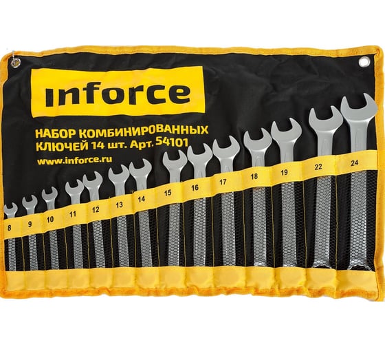 Набор комбинированных ключей Inforce 14 шт 54101