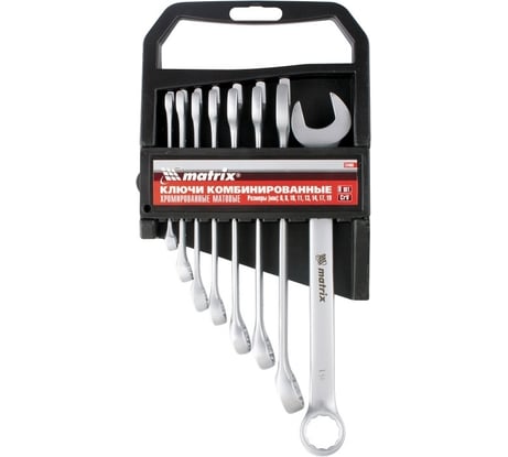 Набор комбинированных ключей 6-19мм 8шт MATRIX 15408
