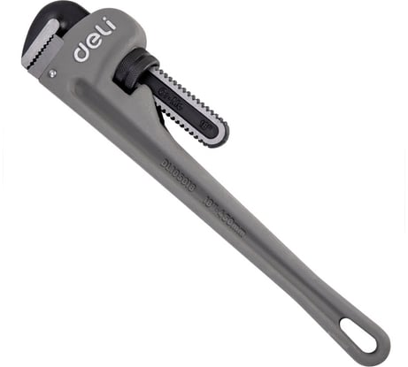 Трубный ключ Стиллсона DELI DL105018 облегченный, 405 мм ширина захвата 60 мм, алюминиевый сплав + CrMo 114787
