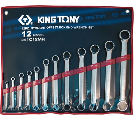 Набор накидных ключей (6-32 мм, 12 предметов) KING TONY 1C12MR