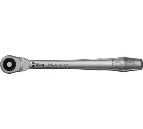 Ключ-трещотка WERA 8003 B Zyklop Metal сдвижной квадрат, привод 3/8" WE-004033