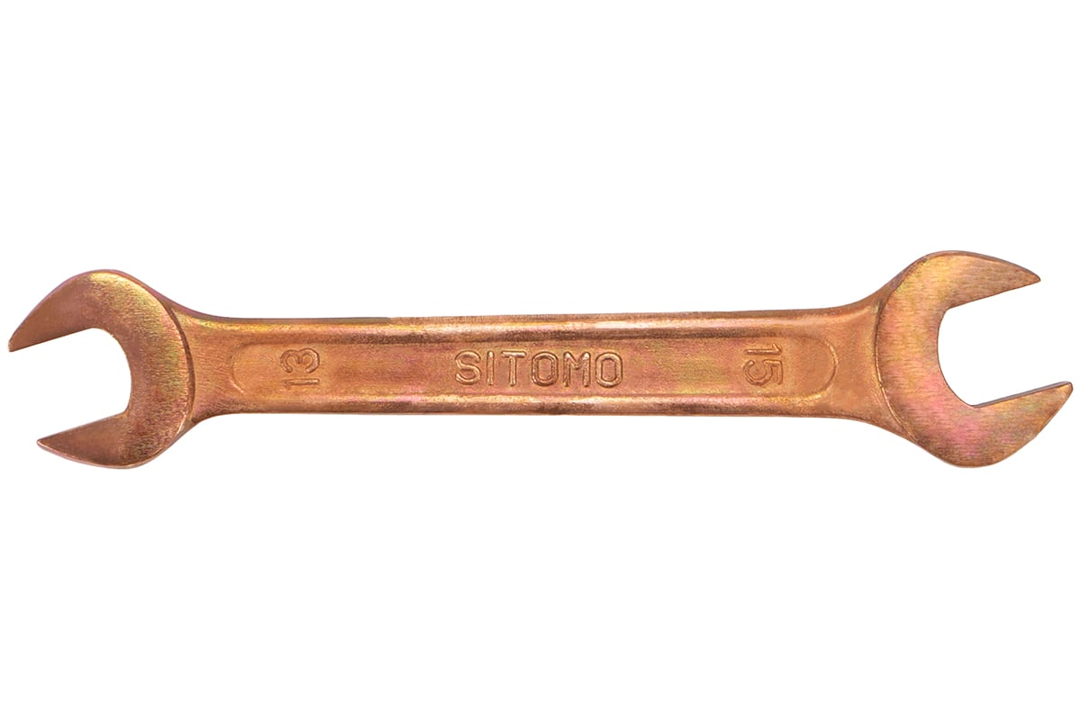 Двусторонний гаечный ключ SITOMO 13x15 омедненный SIT 290384 выгодная