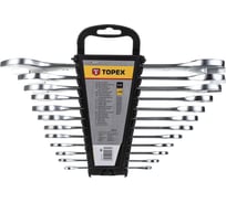 Рожковые двухсторонние ключи TOPEX 12 шт. 35D657