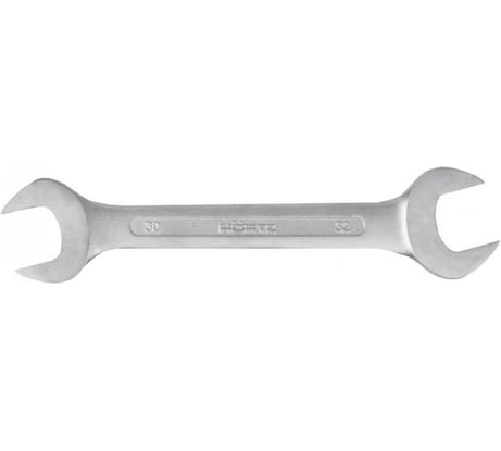 Двусторонний гаечный ключ Hortz 30x32 мм, хромированный, HOR 102257