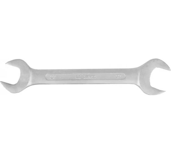 Двусторонний гаечный ключ Hortz 27x32 мм, хромированный, HOR 102256