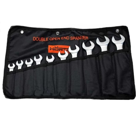 Набор гаечных двусторонних ключей HORTZ HOR 6-30, хромированный 1022243