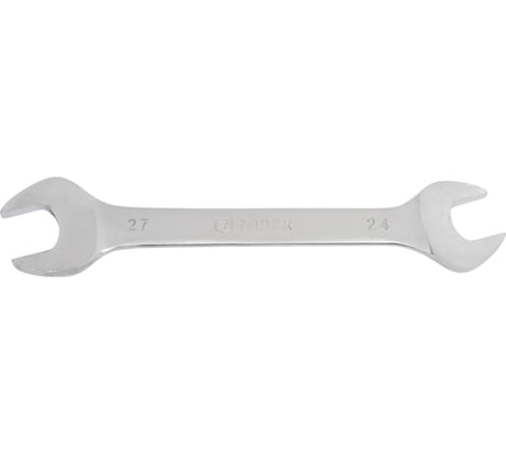 Двухсторонний рожковый ключ 24х27 мм TOPEX 35D619