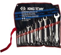 Набор комбинированных ключей (1/4"-15/16", 11 предметов) KING TONY 1211SR