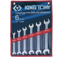 Набор рожковых ключей (6 предметов) KING TONY 1106MR