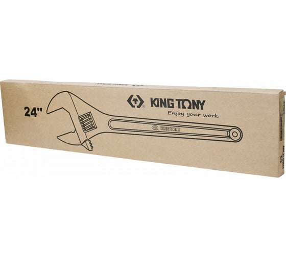Разводной ключ Chrome 600мм KING TONY 3611-24HR