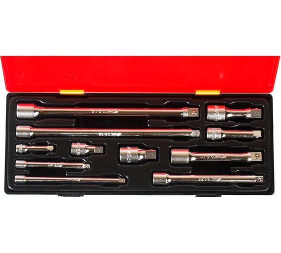 Набор удлинителей 1/4" 3/8" 1/2" в кейсе 11шт JTC-K1111