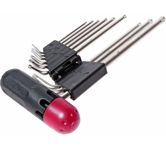 Набор Г-образных ключей TORX T10Н-Т50H 9шт JTC-3924