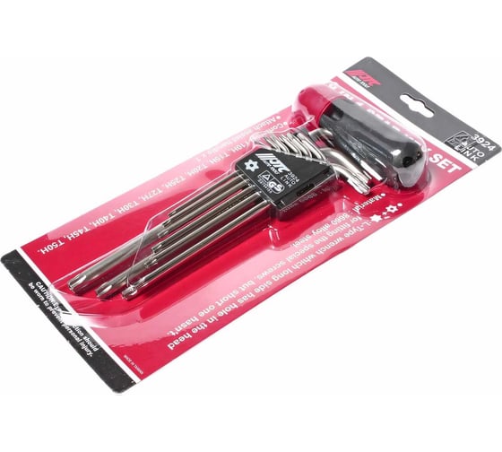 Набор Г-образных ключей TORX T10Н-Т50H 9шт JTC-3924