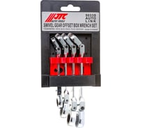 Набор накидных трещоточных ключей с подвижной головкой 8-14мм JTC-5033S