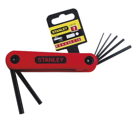 Набор из 7 шестигранных ключей Stanley 1,5-6 мм 4-69-261