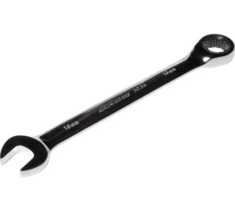 Комбинированный трещоточный ключ 16мм JTC-3036