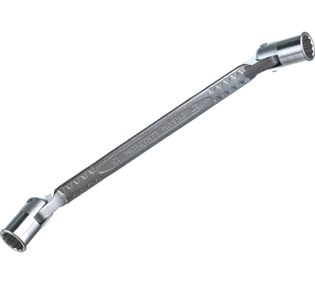 Торцевой прямой шарнирный ключ 12х13мм, 220мм JTC-3936