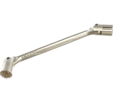 Торцевой прямой шарнирный ключ 17х19мм, 260мм JTC-3940