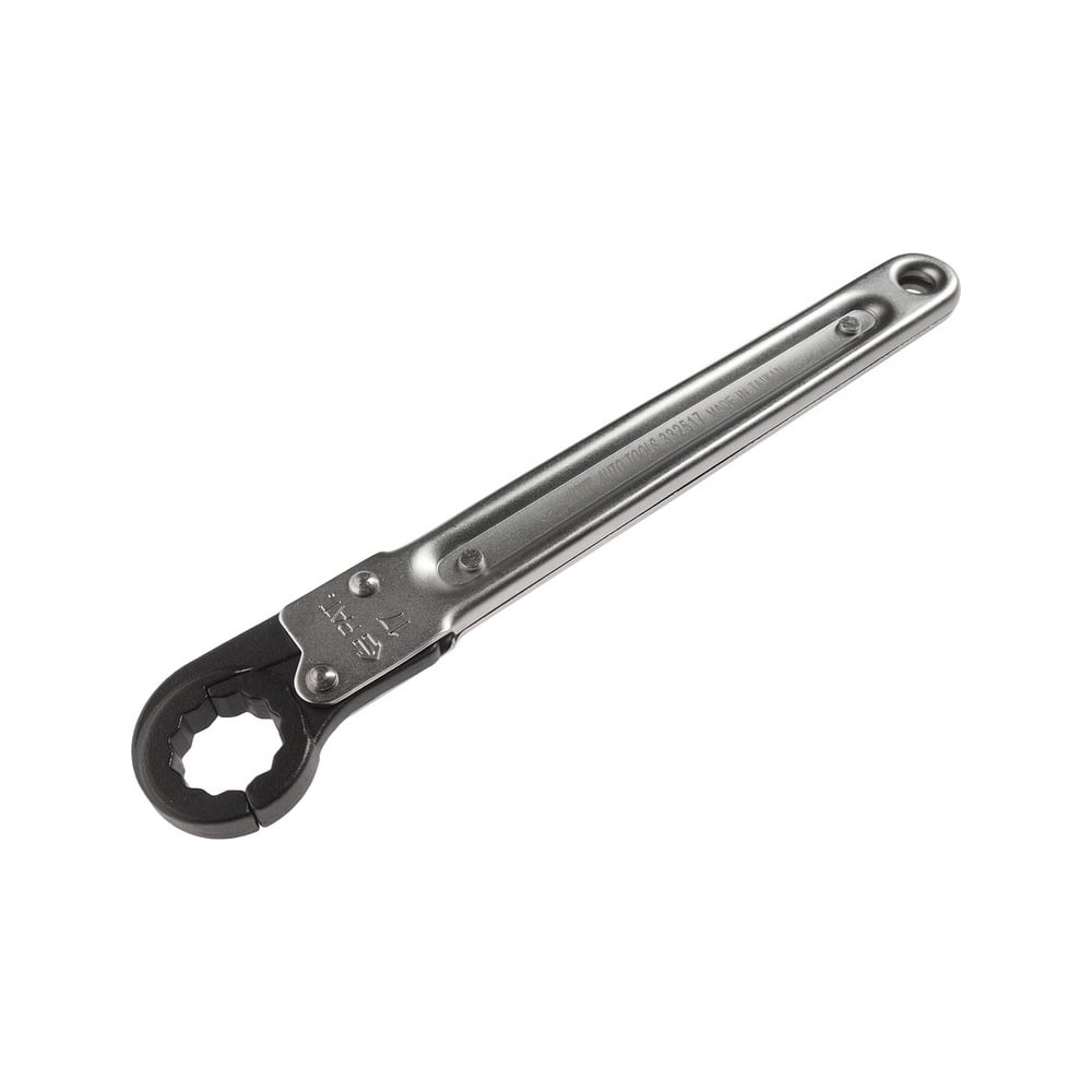 Раскрывающийся двенадцатигранный ключ с трещоткой 17мм, 200мм JTC ...