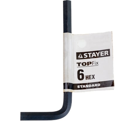 Имбусовый ключ STAYER STANDARD 6 мм 27405-6