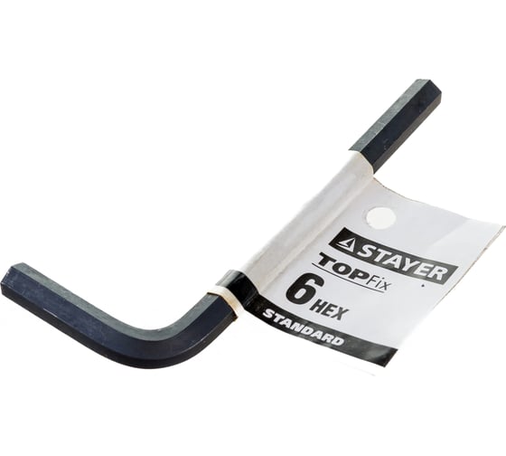 Имбусовый ключ STAYER STANDARD 6 мм 27405-6