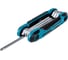 Набор имбусовых ключей Tamper-Torx GROSS TT10-TT40,CrV, складные, 7 шт.// 16413 4