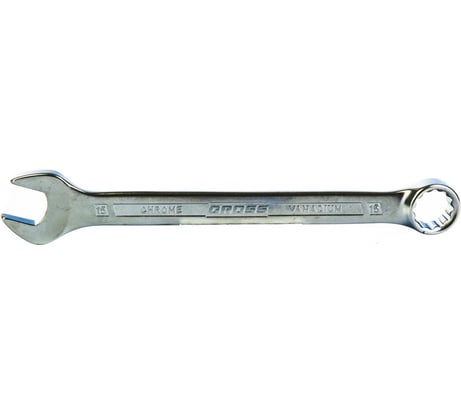 Комбинированный ключ GROSS 15 мм, CrV, холодный штамп 15134