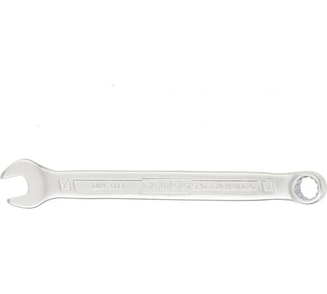 Комбинированный ключ GROSS 7 мм, CrV, холодный штамп 15126