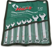 Комплект комбинированных ключей 10-19мм, 7шт Hans 16607M
