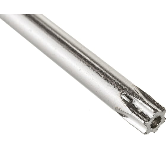 Набор удлиненных имбусовых ключей Tamper-Torx, 9 шт: TT T10-T50, 45Х, закаленные, никель СИБРТЕХ 12322