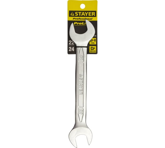 Гаечный рожковый ключ STAYER PROFI 22х24мм 27035-22-24