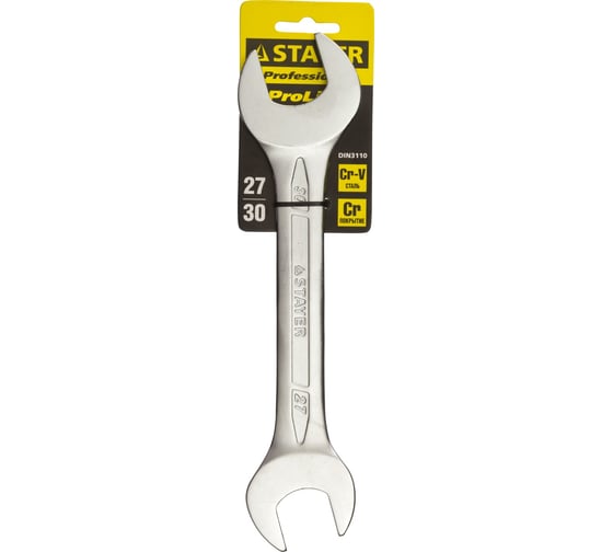 Гаечный рожковый ключ STAYER PROFI 27х30мм 27035-27-30