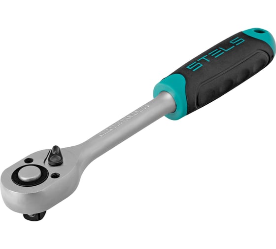 Ключ-трещотка 1/2", 72 зуба, с быстрым сбросом, CrV STELS 14027