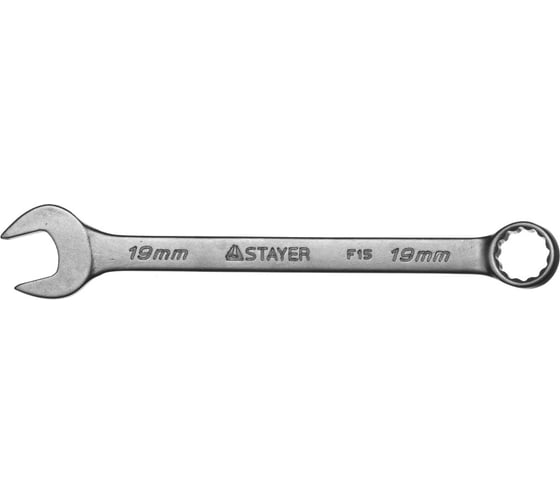 Гаечный комбинированный ключ STAYER MASTER 19мм 27085-19 1