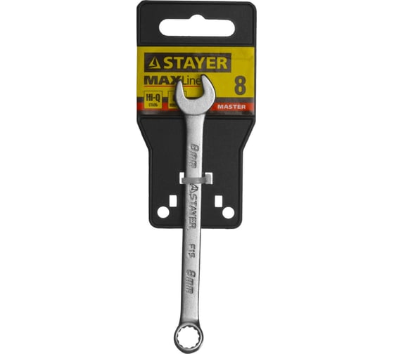 Гаечный комбинированный ключ STAYER MASTER 8мм 27085-08