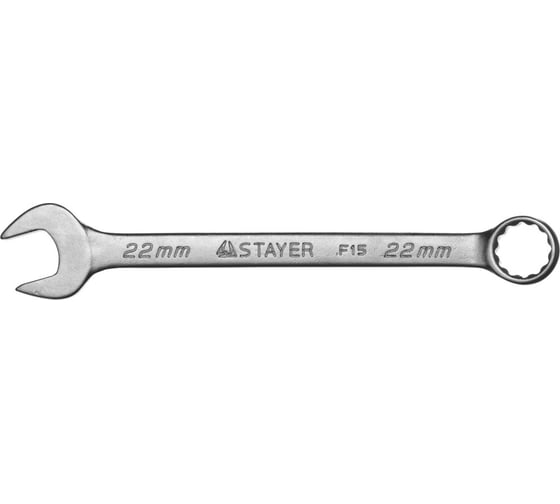 Гаечный комбинированный ключ STAYER MASTER 22мм 27085-22 1