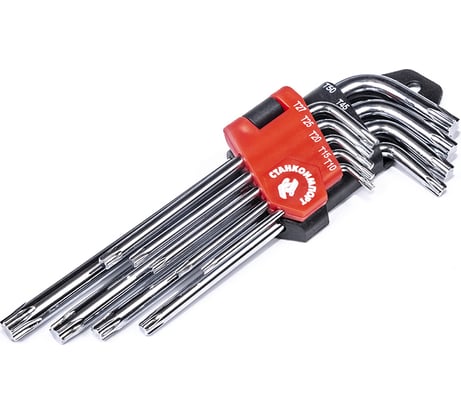 Набор угловых ключей Станкоимпорт torx, 9шт. CS-11.11.10