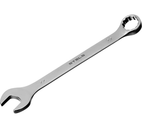 Комбинированный ключ STELS 22 мм, CrV, матовый хром 15216