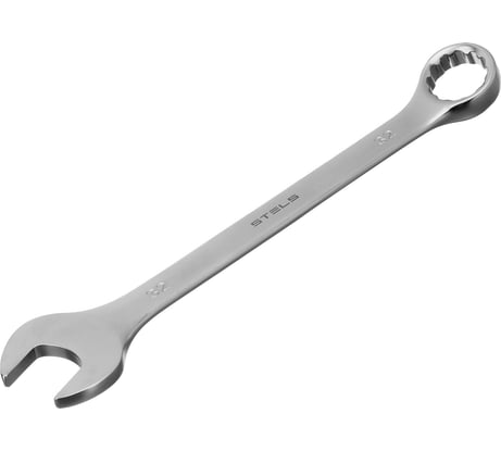 Комбинированный ключ STELS 32 мм, CrV, матовый хром 15219