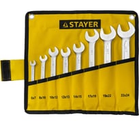 Набор гаечных рожковых ключей 6-24мм, 8шт STAYER PROFI 27035-H8
