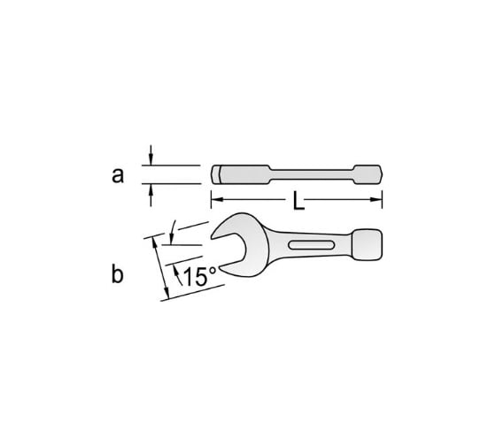 Ключ рожковый ударный GEDORE 95 мм 6401740