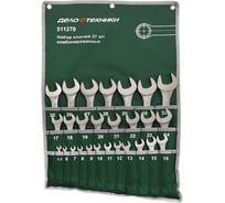 Набор ключей Дело Техники комбинированных 27 штук, планшет тетрон. 511270