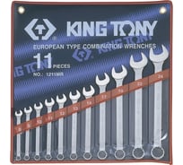 Набор комбинированных ключей 8-24мм 11шт KING TONY 1211MR