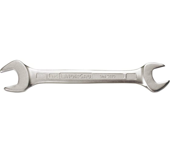 Двусторонний рожковый ключ NORGAU тип N6-13x14 13х14, длина 180 мм 060107154